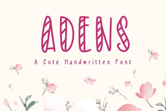 Adens: A Playful Display Font for Bold Campaigns