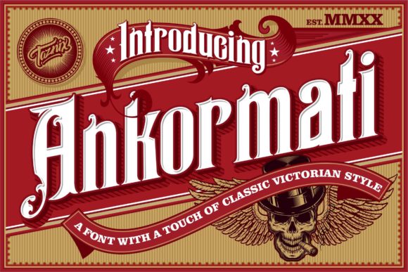 Ankormati: A Vintage-Styled Font That Elevates Branding