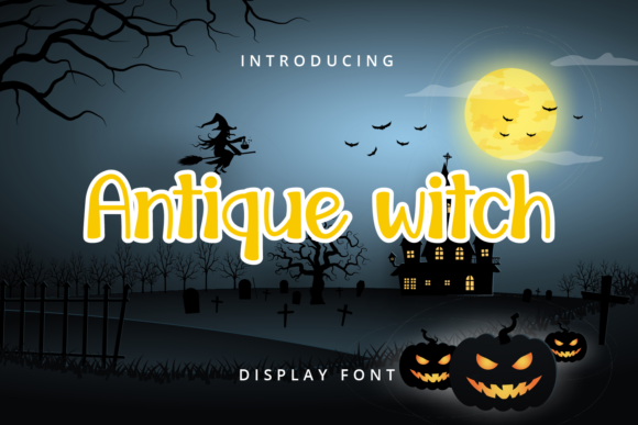 Antique Witch Font for Halloween Campaigns