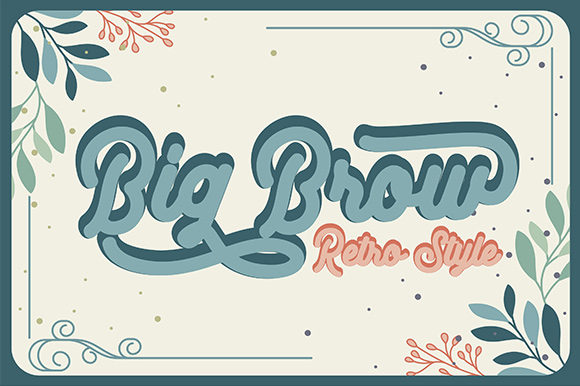 Big Brow Font for Bold Branding and Web Design