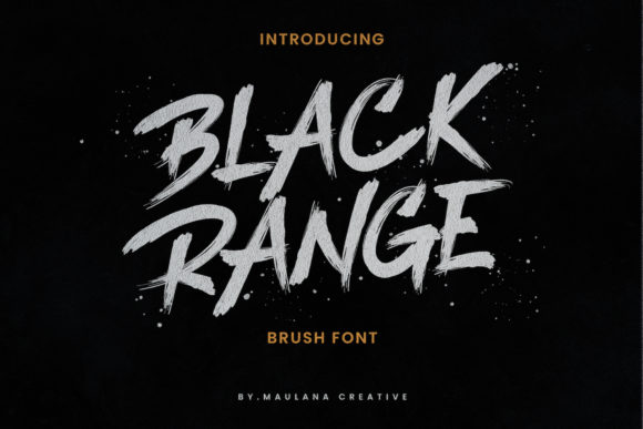 Black Range Font for Branding That Stands Out