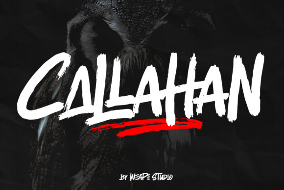 Callahan: A Brush Display Font for Editorial Design