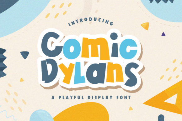Comic Dylans: A Joyful Display Font for Web Design