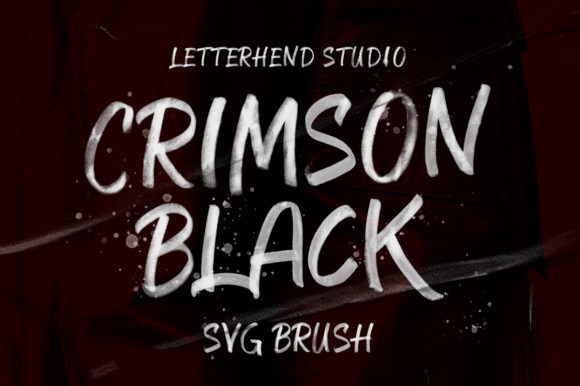Crimson Black: Elevating Campaigns with Bold Typography