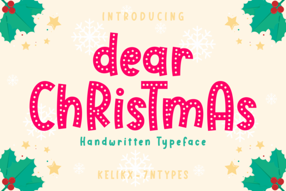 Dear Christmas: A Festive Font for Holiday Web Design