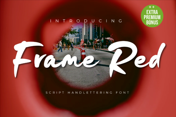 Frame Red: A Quirky Display Font for Web Design