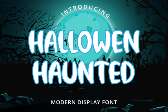 Halloween Haunted Font for Branding Projects
