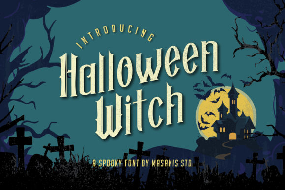 Halloween Witch Font for Web Design