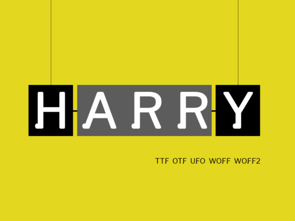 Harry Font for Professional Branding and Design