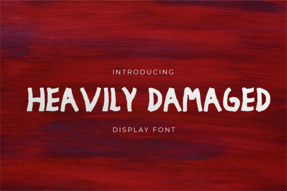Heavily Damaged Font for Business Branding