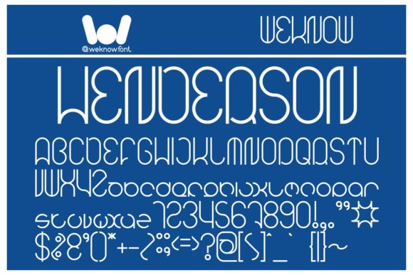 Henderson: A Futuristic Display Font for Bold Branding