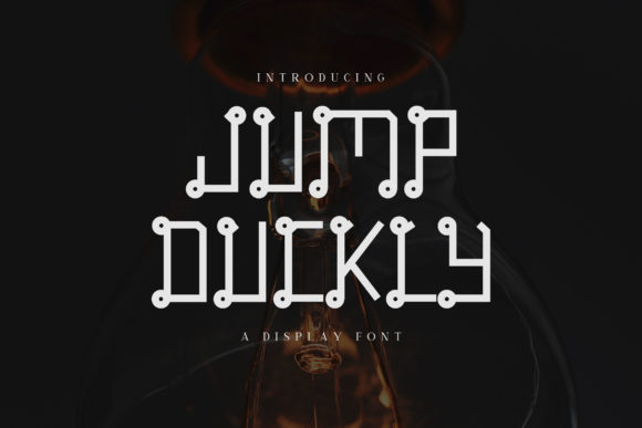 Jump Duckly: A Futuristic Font for Modern Branding