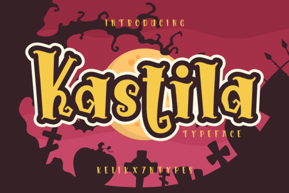 Kastila Font for Halloween Campaigns