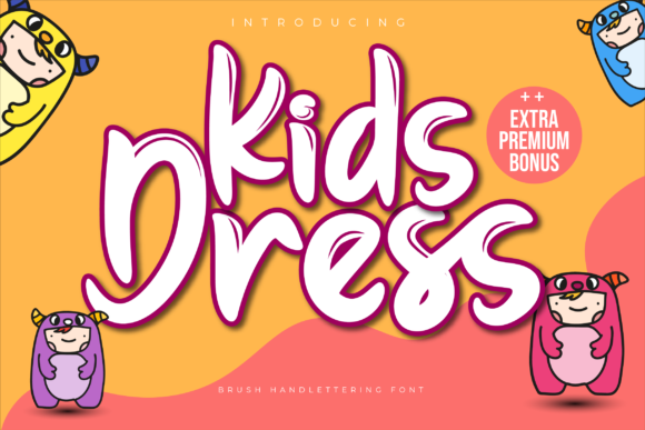 Kids Dress Font for Editorial Design