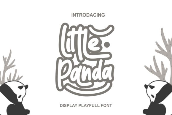 Little Panda: A Playful Display Font for Editorial Design