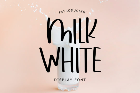 Milk White: A Versatile Display Font for Modern Web Design