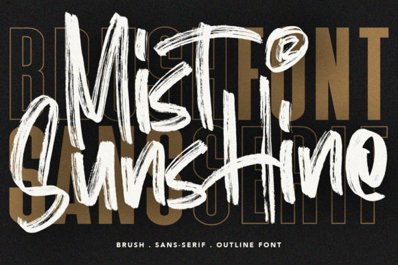 Mist Sunshine: A Bold Display Font for Digital Branding