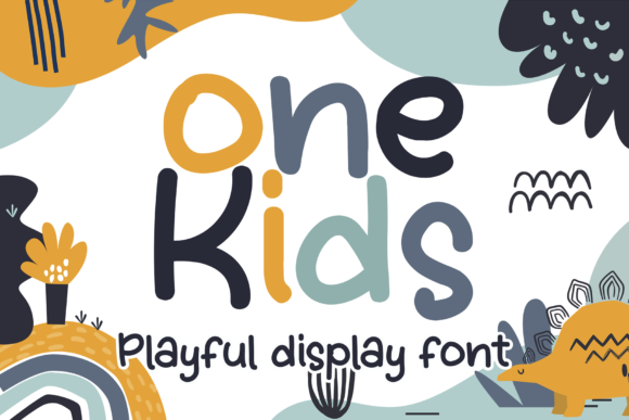 Onekids Font for Web Design: A Playful Display Typeface