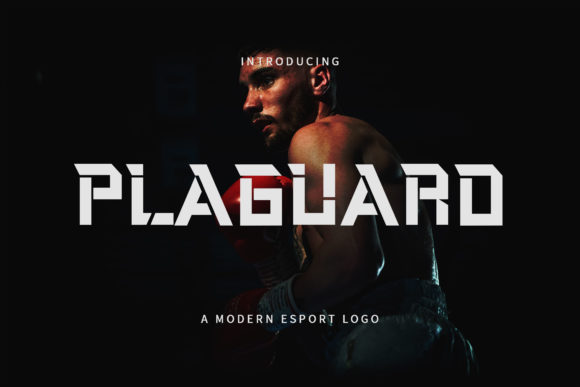 Plaguard: A Bold Display Font for Digital Marketing