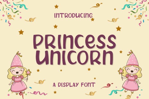 Princess Unicorn Font for Web Design