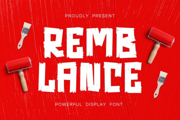 Remblance: A Stylish Display Font for Handmade Creations