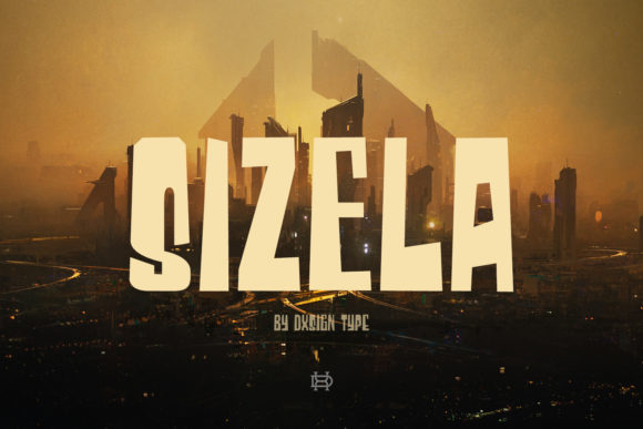 Sizela: A Playful Display Font for Bold Editorial Designs